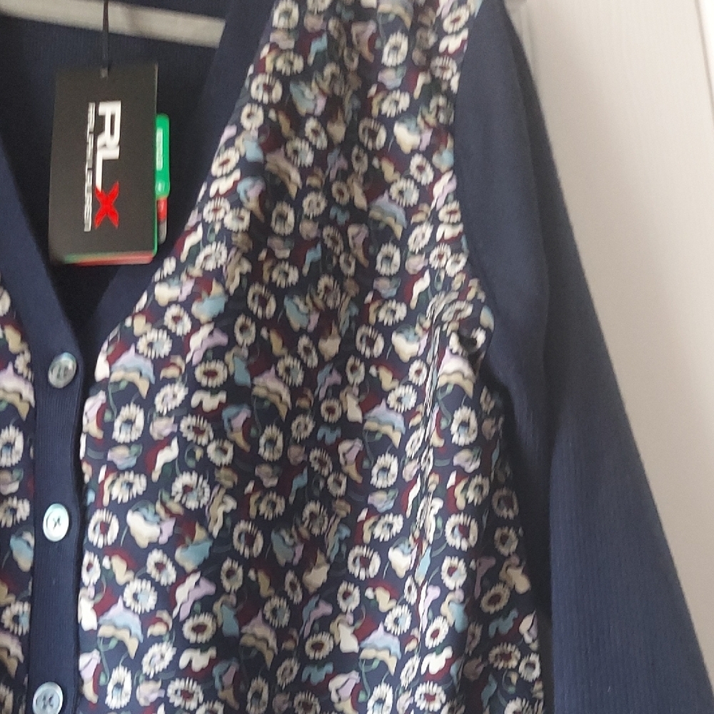 RLX Floral Button-Up Cardigan - Picture 5 of 8